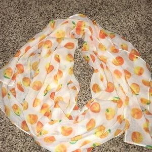 J CREW Orange Citrus Scarf